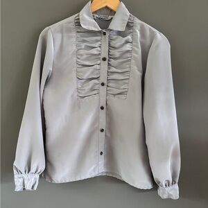 Vintage Personal Petites Ruffle Blouse - 4